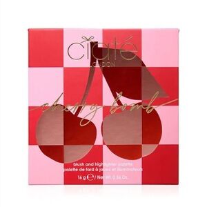CIATÉ LONDON
Cherry Bomb Blush and Highlighter Palette